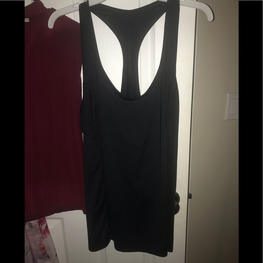 Racerback tank black Xl